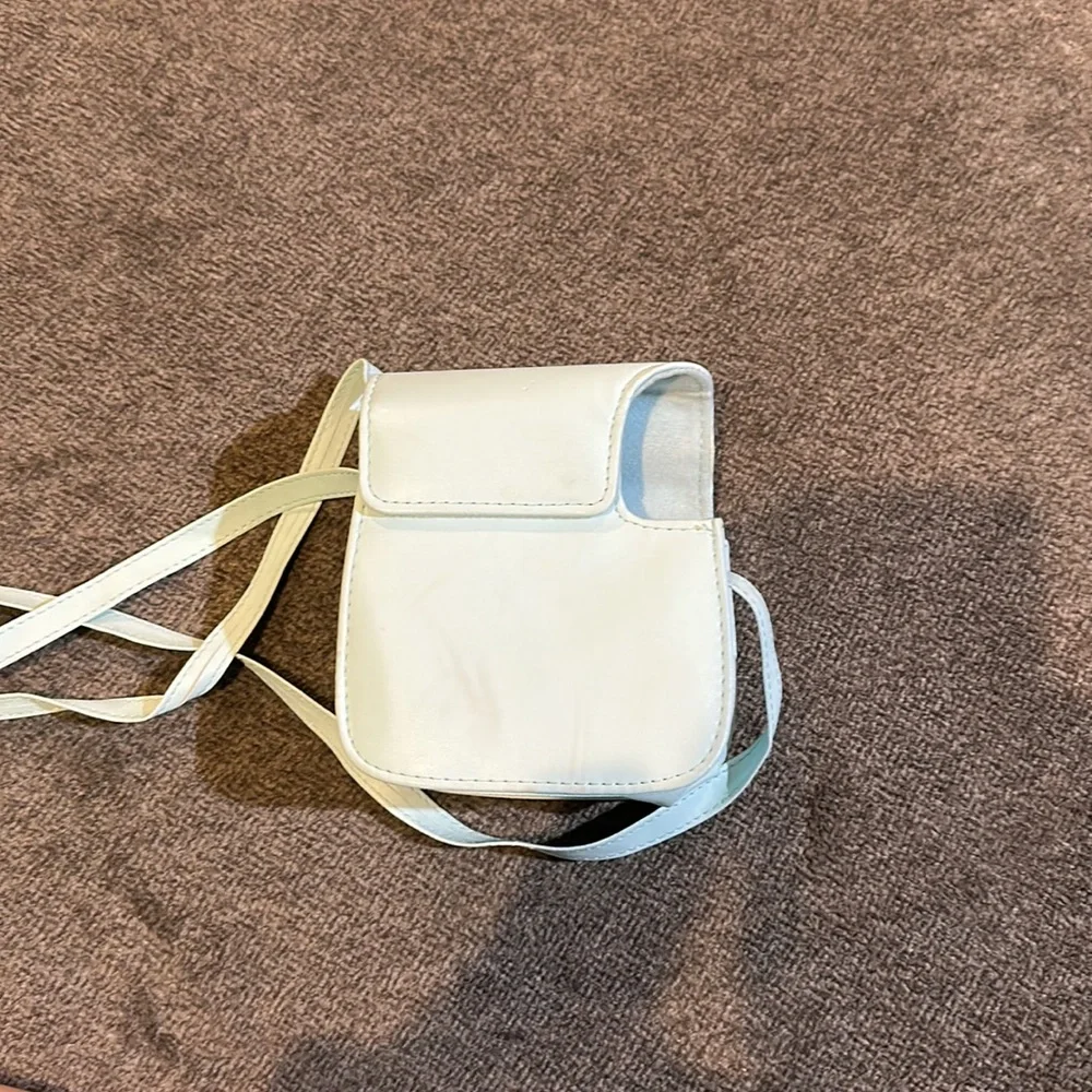 Light blue Fujifilm camera case